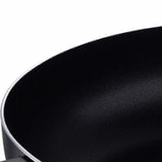 Bergner Ponev z nelepljivim premazom BG-32038-BK s pokrovom 28 cm zemeljsko črna