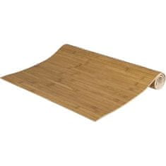 EXCELLENT Kopalniška preproga KO-HZ1991100svhn Bambusova protizdrsna kopalniška preproga 50 x 80 cm svetlo rjave barve