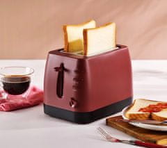 Bergner Toaster BG-51038-RD MAROON