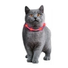 Karlie USB Visio Light LED ovratnica za polnjenje 35cm roza KAR
