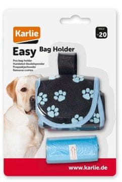 Karlie Najlonski kovček črno-modre barve + vrečke 2x20 kosov KAR