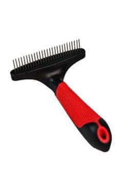 Karlie Grabljice z vrtljivimi zobmi rdeče/črne barve velikosti 2,5 mm L KAR