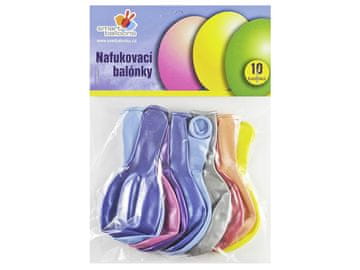 Balon/baloni napihljivi 10" premera 26cm v vrečki karneval