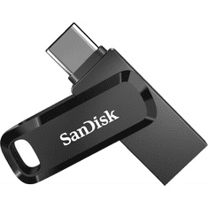 SanDisk 256GB Ultra Dual Drive Go USB-C/A 3.2 USB ključ (črn)