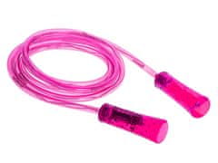 Sun Fun skakalnica 210 cm s svetlobo LED na baterije - mešanica barv (roza, modra, vijolična)