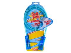Sun Fun skakalnica 210 cm s svetlobo LED na baterije - mešanica barv (roza, modra, vijolična)