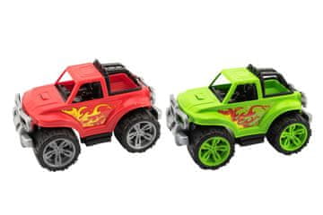 Teddies Terensko vozilo 35 cm - mešanica barv (zelena, rdeča)