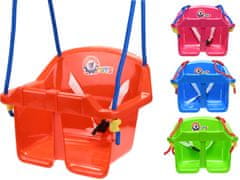 gugalnica 38x37x34 cm max. 20 kg - mešanica barv (rdeča, zelena, modra, roza)