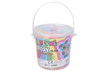 Krede za pločnike barvne 15 kosov