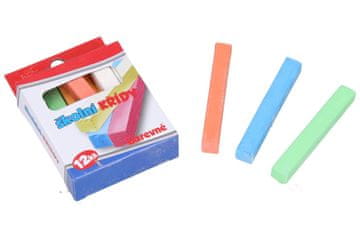 Šolske krede barvne 12 kosov