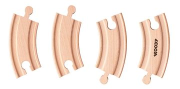 Woody Dodatki za progo "Kratke okrogle proge", 4 kosi