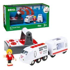 Brio WORLD - Potovalni vlakec z daljinskim upravljalnikom