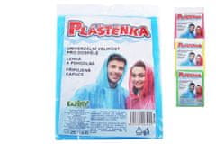 Wiky Dežni plašč univerzalna velikost za odrasle 140x76cm 4 barve v vrečki 14x22cm