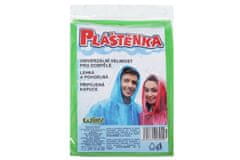 Wiky Dežni plašč univerzalna velikost za odrasle 140x76cm 4 barve v vrečki 14x22cm