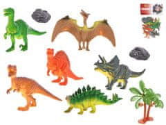 Dinozavri 12-13 cm 6 kosov z dodatki