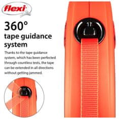 Flexi Pas Leash Xtreme XS 3m oranžne barve