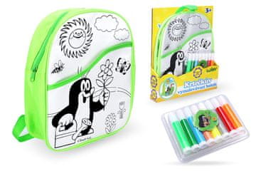 Wiky Nahrbtnik Krtek zelen 30 cm + 8 markerjev