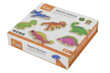 Viga Toys Leseni magneti 20 kosov - dinozavri