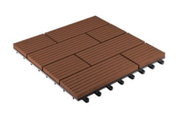 G21 WPC ploščica Samoa Cherry 2,3 x 30 x 30 cm