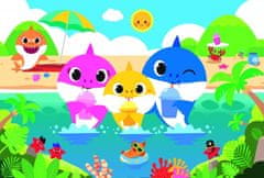 Trefl Sestavljanka Baby Shark z družino na počitnicah 60 kosov