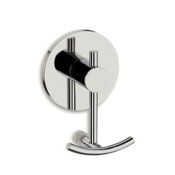 Kela Dvojni kavelj FARO iz nerjavečega jekla 6 cm KL-20152