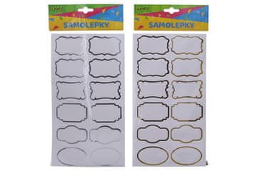 Nalepke 14x25,5 cm na koreninah, okvir z imenom in priimkom