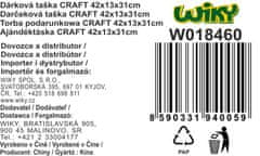 Craft Darilna vrečka L 42x13x31 cm polna