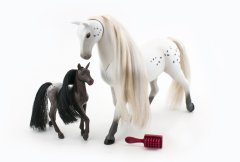 Wiky ROYAL BREEDS Kobila z žrebetom - Pinto/barva