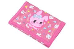 KEYROAD Denarnica dekleta tkanina 3 barve v vrečki 12,5x8cm