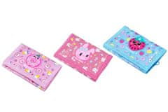 KEYROAD Denarnica dekleta tkanina 3 barve v vrečki 12,5x8cm