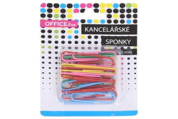 Pisarniška sponka barvna 20 kosov, 50 mm
