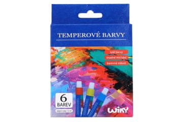 Tempera barva za kovino 6 kosov - 12ml