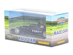 2-Play Traffic Formula 13 cm kovinski prosti tek - mešanica barv (rdeča, srebrna, črna)