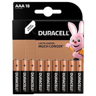 Duracell Osnovne baterije, AAA (LR03), blister, 18 kosov, 42326