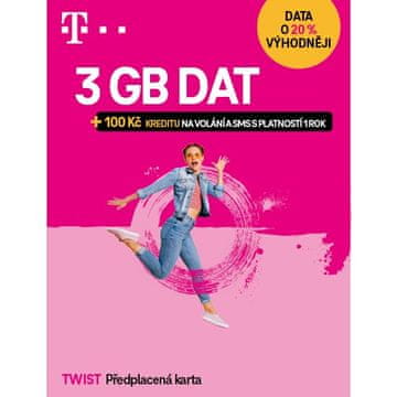 T-Mobile SIM Twist z nami 3GB