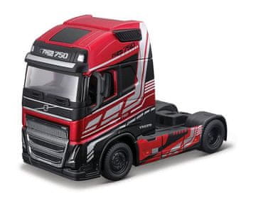 BBurago - Kabine po meri prevoznikov, Volvo FH16 Globetrotter 750 XXL, rdeča, 1:43