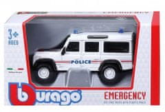 Maisto Bburago - Reševalno vozilo za nujne primere - Land Rover Defender 110, gasilci, 1:50