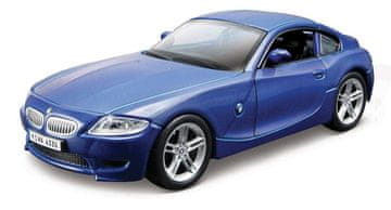 BBurago - Avtomobili HOBBY, BMW Z4 M Coupe, modra kovinska, 1:32