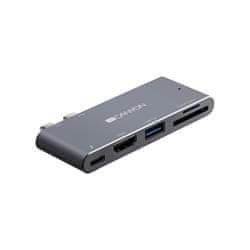 Canyon replikator vrat DS-5, 5v1, za Apple Macbook s Thunderbolt 3 (USB-C 100W)
