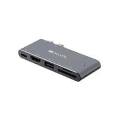 Canyon replikator vrat DS-5, 5v1, za Apple Macbook s Thunderbolt 3 (USB-C 100W)