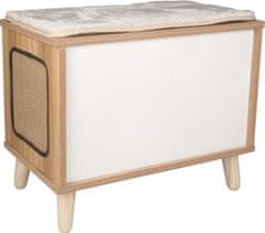 Flamingo Mačja postelja TV s praskalnikom 50x29x41cm