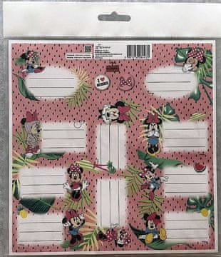 BENIAMIN Samolepilne priponke z imenom Minnie Paper, 20x20 cm