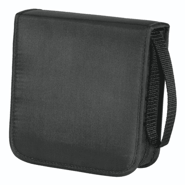 Hama Wallet 40, etui za 40 CD/DVD/Blu-ray plošč, poliester, črn