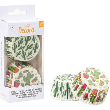 Decora Košarice za mafine 36 kosov kaktusov -