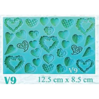 Silikonski kalup za srce - Galias Moulds