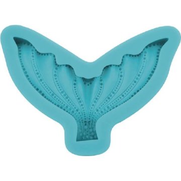 Silikonski model za rep morske deklice 12x5cm - Cakesicq