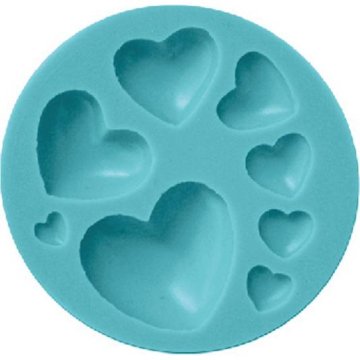 Silikonski model za srce 7,5 cm - Cakesicq