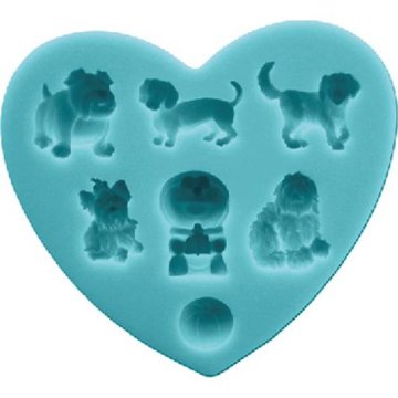 Silikonski model za pse 10x10cm - Cakesicq