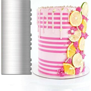Lopatka za robove torte majhna Stripes 23x9cm - Cakesicq
