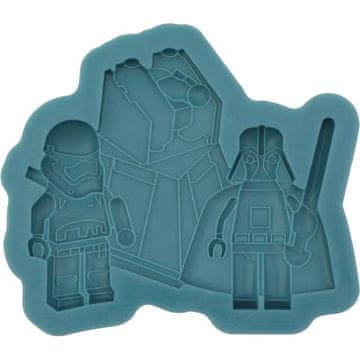 Silikonski kalup zvezdne vojne 9x8cm - Cakesicq